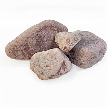 картинка Камни Малиновый кварцит обвалованный Сердце Карелии (ведро 20кг) от магазина Пиломатериалы Чайковский