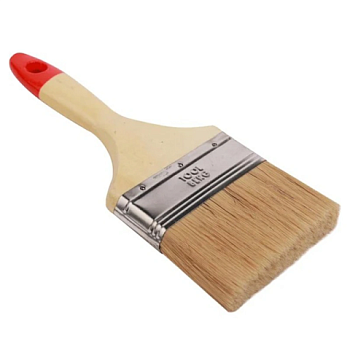 картинка Кисть плоская д/масел, эмалей, клея "Классик-Эксперт", натуральная щетина, пластиковая ручка, 100 мм от магазина Пиломатериалы Чайковский