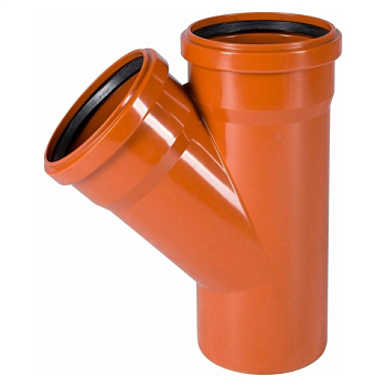 картинка Тройник наружный 110/110мм 45° от магазина Пиломатериалы Чайковский