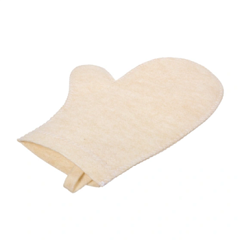 картинка Рукавица для бани и сауны белая Hot Pot войлок от магазина Пиломатериалы Чайковский