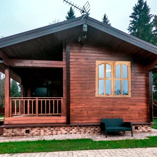 картинка Окно верандное полуарочное 900*900*50мм от магазина Пиломатериалы Чайковский