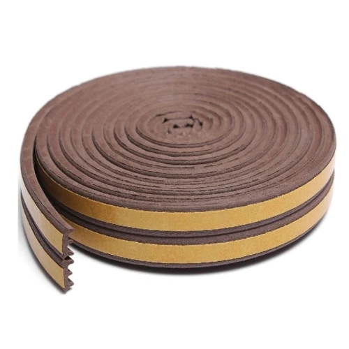 картинка Уплотнитель коричневый Е-профиль 9*4мм от магазина Пиломатериалы Чайковский