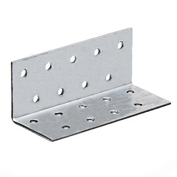 картинка Уголок крепежный 90° оцинкованный 40*40*100*2мм от магазина Пиломатериалы Чайковский