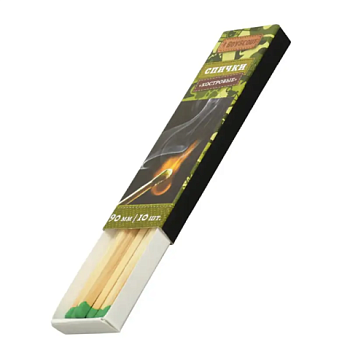 картинка Спички костровые BOYSCOUT 90 мм 10 шт от магазина Пиломатериалы Чайковский