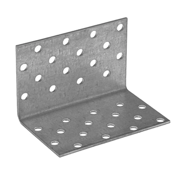 картинка Уголок крепежный 90° оцинкованный 60*60*80*2мм от магазина Пиломатериалы Чайковский