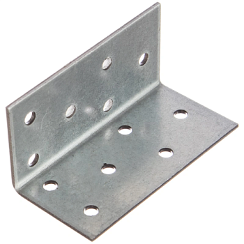 картинка Уголок крепежный 90° оцинкованный 40*40*80*2мм от магазина Пиломатериалы Чайковский