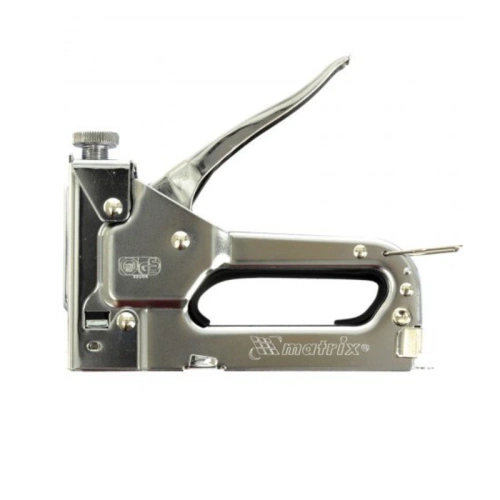 картинка Степлер мебельный регулируемый 4-14мм Matrix 40902 (тип скобы 53) от магазина Пиломатериалы Чайковский