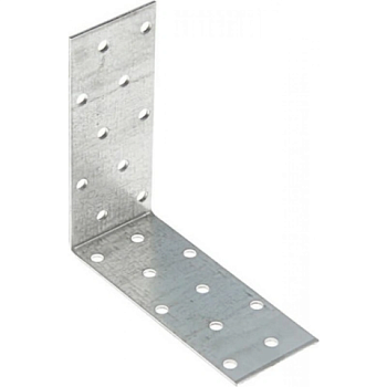 картинка Уголок крепежный 90° оцинкованный 100*100*50*2мм от магазина Пиломатериалы Чайковский