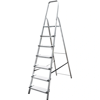 картинка Стремянка алюминиевая Новая Высота 7 ступеней от магазина Пиломатериалы Чайковский