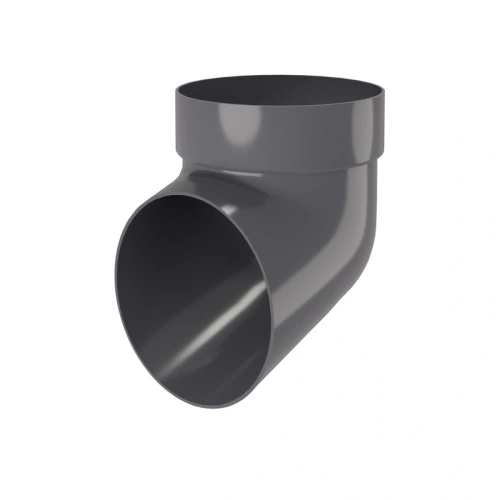 картинка Колено сливное ПВХ 72° графит от магазина Пиломатериалы Чайковский