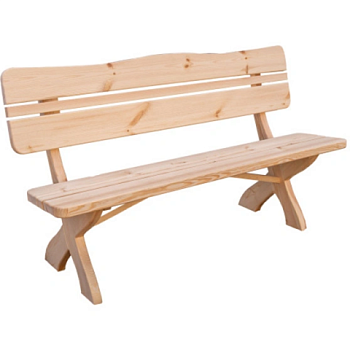 картинка Скамейка со спинкой 1200*330*460(900)мм сосна от магазина Пиломатериалы Чайковский