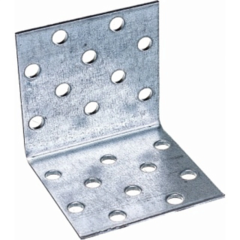 картинка Уголок крепежный 90° оцинкованный 50*50*50*2мм от магазина Пиломатериалы Чайковский