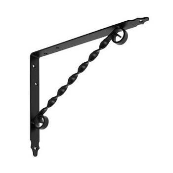 картинка Кронштейн фигурный 200*250мм черный мод.2 ДОМАРТ от магазина Пиломатериалы Чайковский