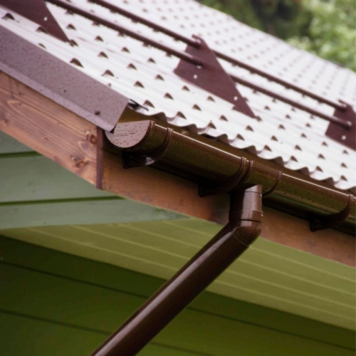 картинка Заглушка желоба ПВХ шоколад от магазина Пиломатериалы Чайковский