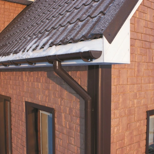 картинка Заглушка желоба ПВХ шоколад от магазина Пиломатериалы Чайковский