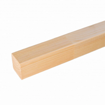 картинка Брусок сращенный для перегородок 50*50*3000мм сосна сорт Экстра (с фаской R3 на углах) от магазина Пиломатериалы Чайковский