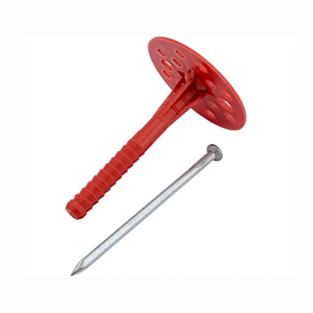 картинка Дюбель для теплоизоляции 10*90мм с металлическим гвоздем от магазина Пиломатериалы Чайковский