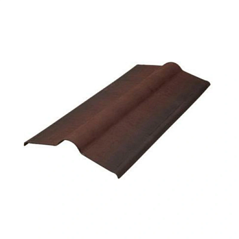 картинка Конек черепица ондулин коричневый 0.9*0.36м от магазина Пиломатериалы Чайковский