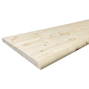 картинка Подоконник 30*400*1500мм Ель/Сосна сорт АВ сращенный (с фаской) от магазина Пиломатериалы Чайковский