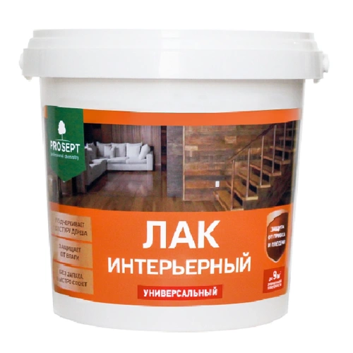 картинка Лак интерьерный универсальный Prosept акриловый 0.9л от магазина Пиломатериалы Чайковский