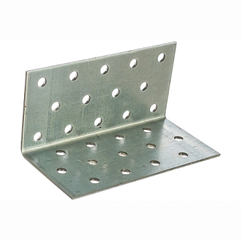 картинка Уголок крепежный 90° оцинкованный 50*50*100*2мм от магазина Пиломатериалы Чайковский