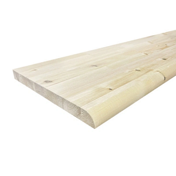 картинка Подоконник 30*300*1500мм Ель/Сосна сорт АВ сращенный (с фаской) от магазина Пиломатериалы Чайковский