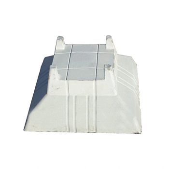 картинка Кросс-блок L фундаментный бетонный 400*400мм под брус 100*150мм от магазина Пиломатериалы Чайковский