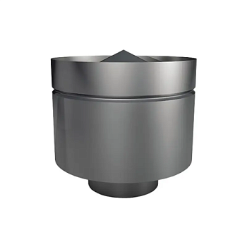 картинка Дефлектор D115 нерж.сталь 430-0.5мм от магазина Пиломатериалы Чайковский