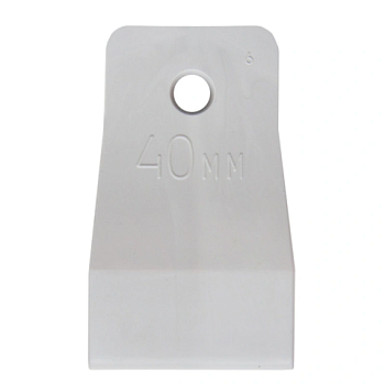 картинка Шпатель резиновый 40мм белый от магазина Пиломатериалы Чайковский