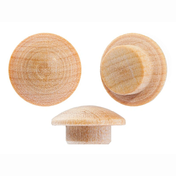 картинка Заглушка на отверстие ПРОФЕССИОНАЛ сфера D12мм береза (30шт/уп) от магазина Пиломатериалы Чайковский