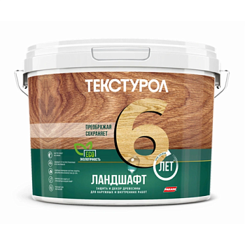 картинка Текстурол ЛАНДШАФТ Белый 2.5л полукроющая пропитка-антисептик для древесины от магазина Пиломатериалы Чайковский