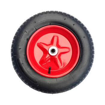 картинка Колесо пневмо 3,25/3,00*80 с подшипником D20 (для двухколесной тачки) от магазина Пиломатериалы Чайковский