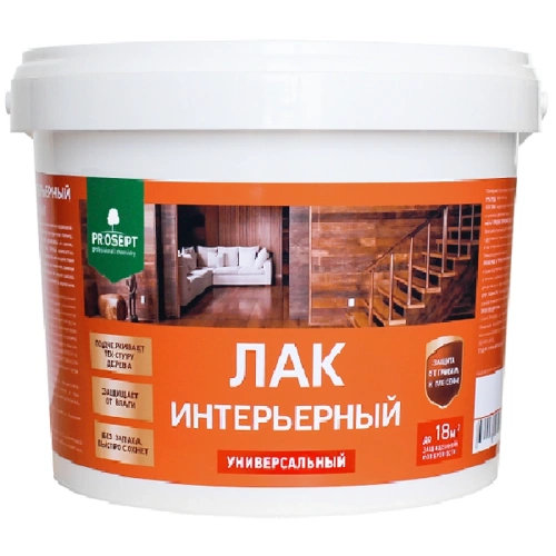 картинка Лак интерьерный универсальный Prosept акриловый 2л от магазина Пиломатериалы Чайковский