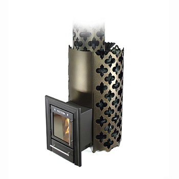 картинка Печь банная Арабеска inox Люмина, черная бронза, (камни 107кг/до 18м³) от магазина Пиломатериалы Чайковский