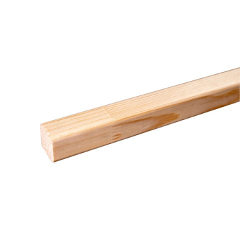 картинка Рейка сращенная для декора стен 20*20*2500мм сосна сорт Экстра (с фаской R5 на углах) от магазина Пиломатериалы Чайковский