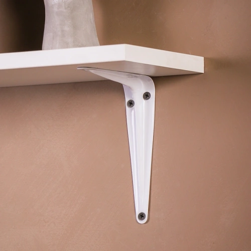 картинка Уголок-кронштейн 150*200мм белый от магазина Пиломатериалы Чайковский