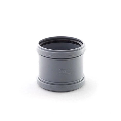 картинка Муфта канализационная надвижная 110мм (без перегородок) от магазина Пиломатериалы Чайковский