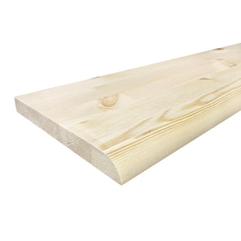 картинка Подоконник 30*250*1500мм Ель/Сосна сорт АВ сращенный (с фаской) от магазина Пиломатериалы Чайковский
