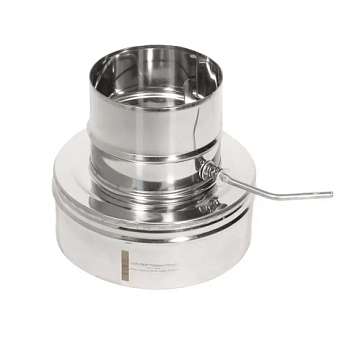 картинка Шибер-переход моно/термо D115/200 нерж.сталь 430-0.8/0.5мм от магазина Пиломатериалы Чайковский