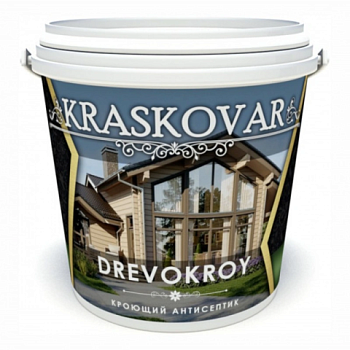 картинка Красковар Антисептик кроющий 2л (RAL 1015 слоновая кость) от магазина Пиломатериалы Чайковский