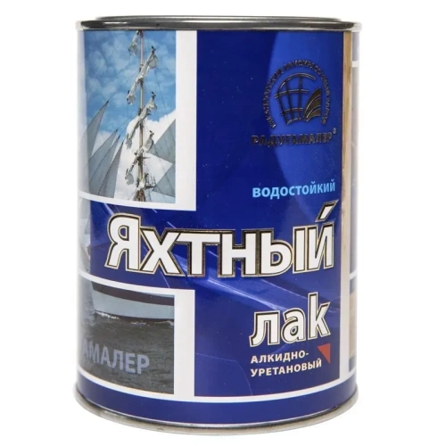 картинка Лак яхтный матовый Радуга 0.9л алкид-уретан. от магазина Пиломатериалы Чайковский