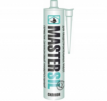 картинка Герметик силиконовый универсальный прозрачный Mastersil 310мл от магазина Пиломатериалы Чайковский