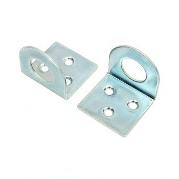 картинка Проушина 40*75мм гнутая цинк (пара) от магазина Пиломатериалы Чайковский