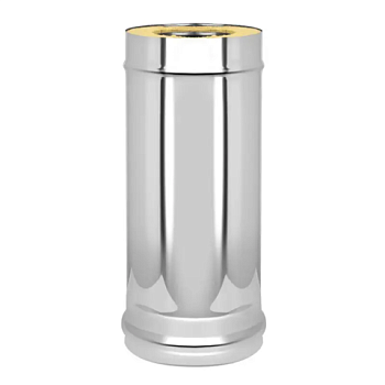 картинка Труба сэндвич D150/210 L500 нерж.сталь 430-0.8/0.5мм от магазина Пиломатериалы Чайковский