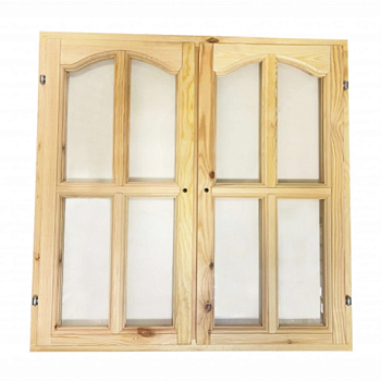 картинка Окно верандное полуарочное 900*900*50мм от магазина Пиломатериалы Чайковский