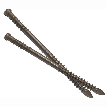 картинка Саморез  для террасной доски потай 5*60мм Тorx15 окрашенный (30шт/уп) от магазина Пиломатериалы Чайковский