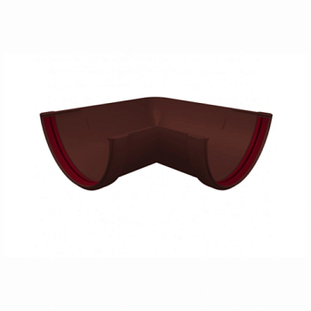 картинка Угол желоба ПВХ 90° шоколад от магазина Пиломатериалы Чайковский