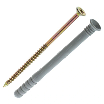 картинка Дюбель с шурупом потай 6*80мм от магазина Пиломатериалы Чайковский