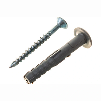 картинка Дюбель с шурупом Гриб 6*40мм от магазина Пиломатериалы Чайковский