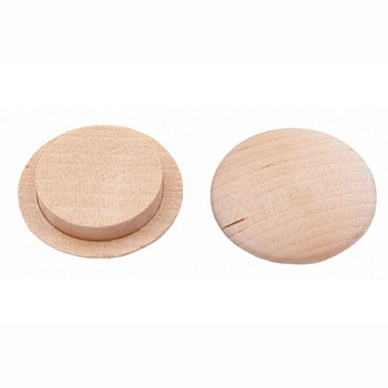 картинка Заглушка на отверстие ПРОФЕССИОНАЛ сфера D20мм береза (10шт/уп) от магазина Пиломатериалы Чайковский